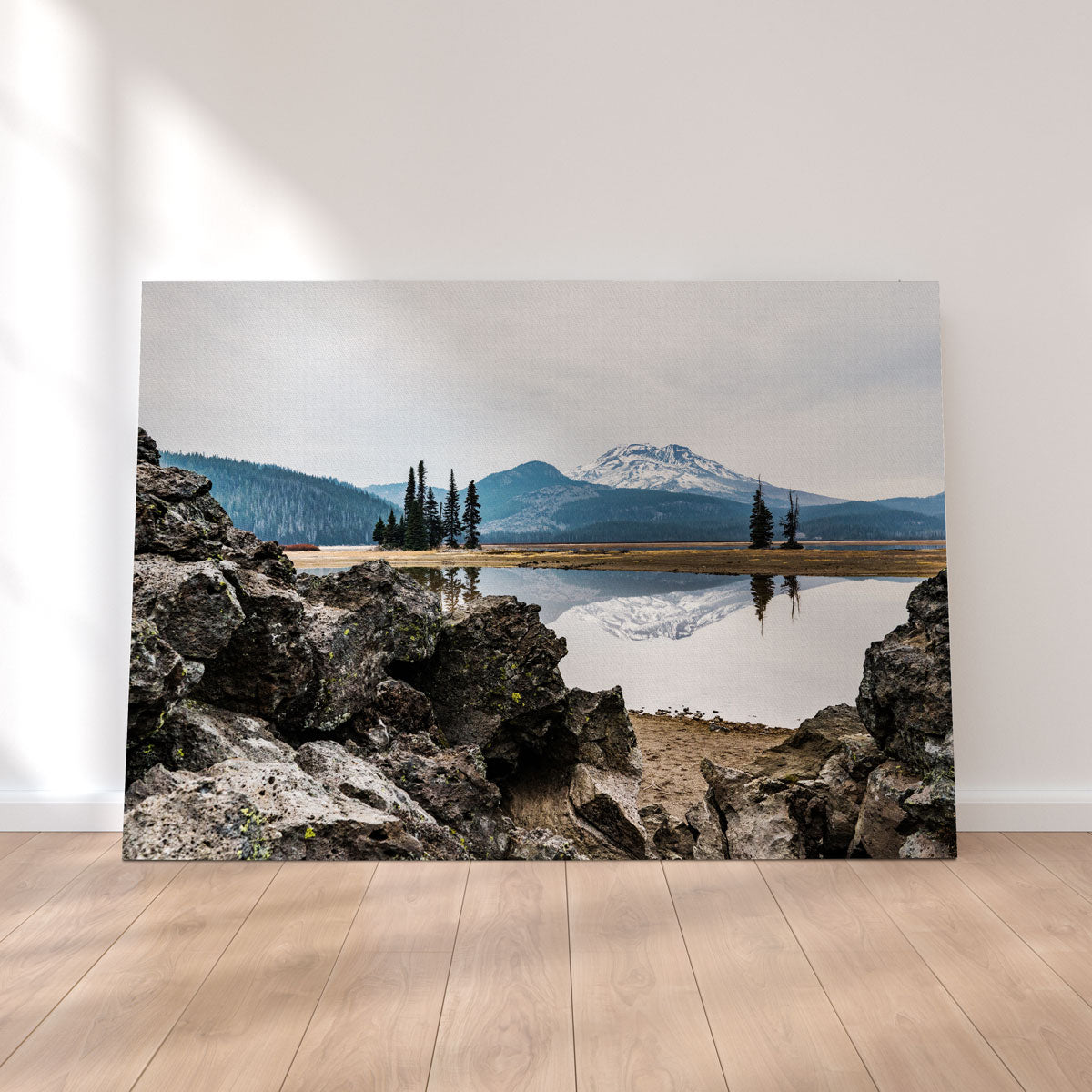 South Sister Mountain - Sparks Lake Wall Art