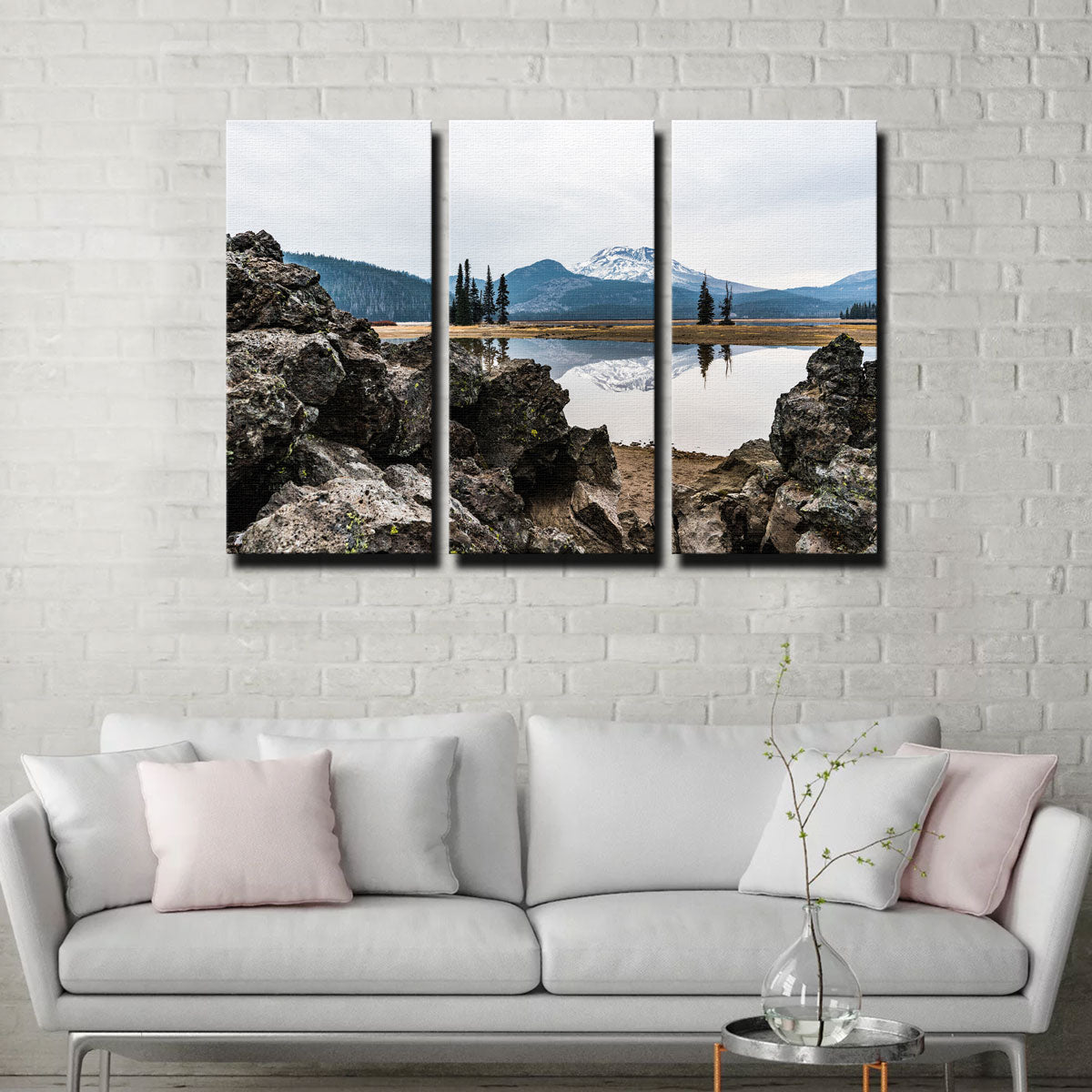 South Sister Mountain - Sparks Lake Wall Art