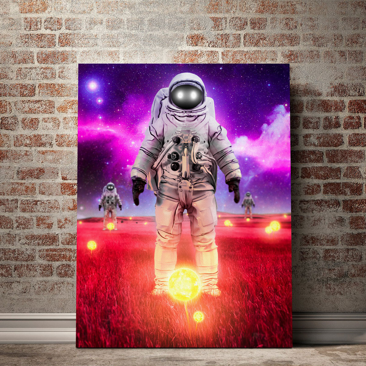 Space Sunflowers Wall Art