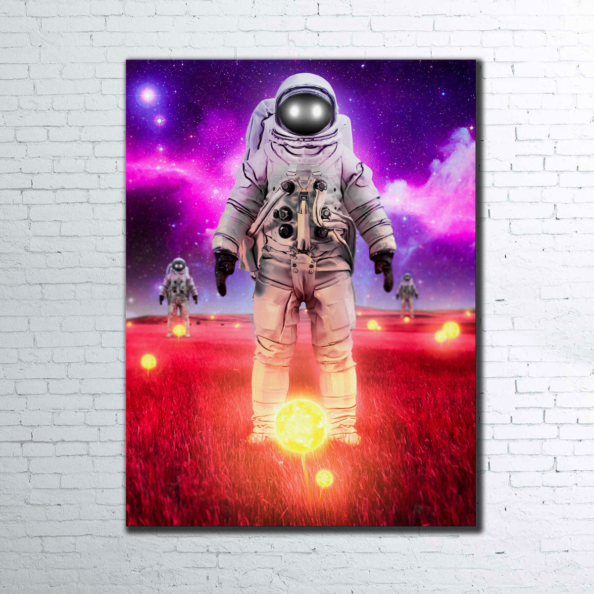 Space Sunflowers Wall Art