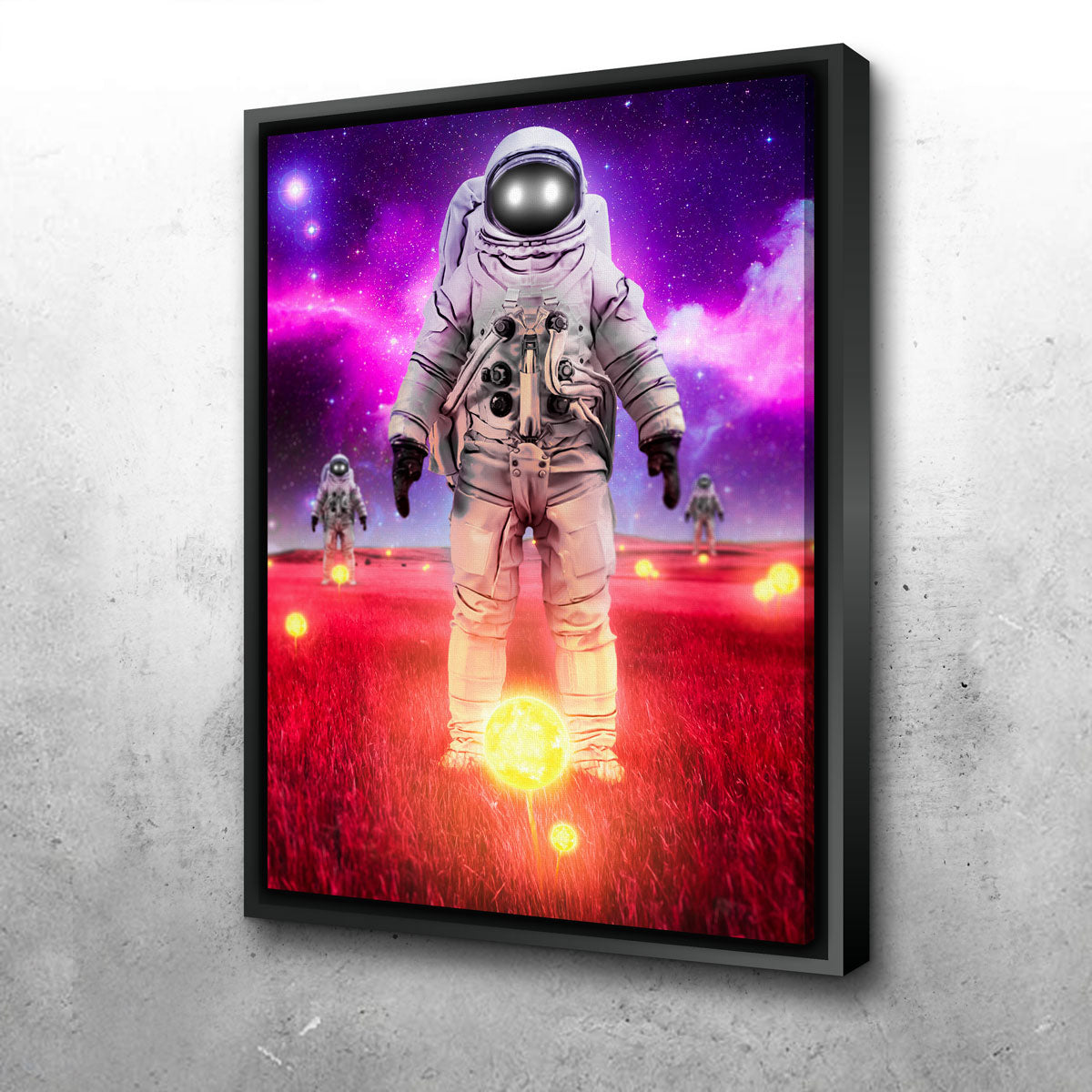 Space Sunflowers Wall Art