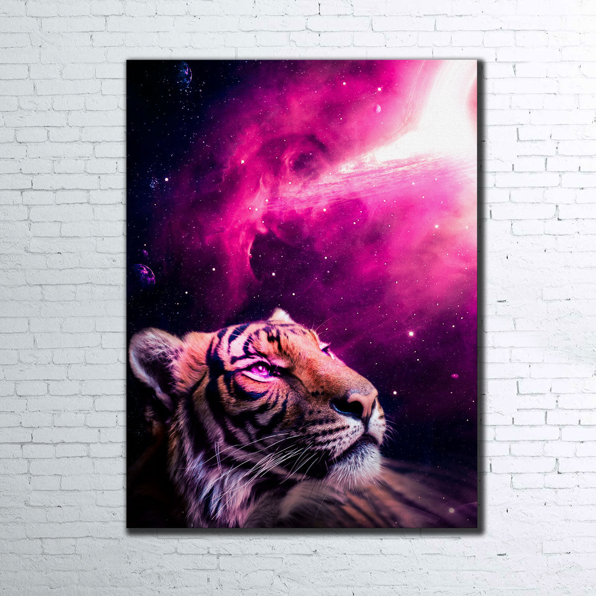 Space Tiger Wall Art