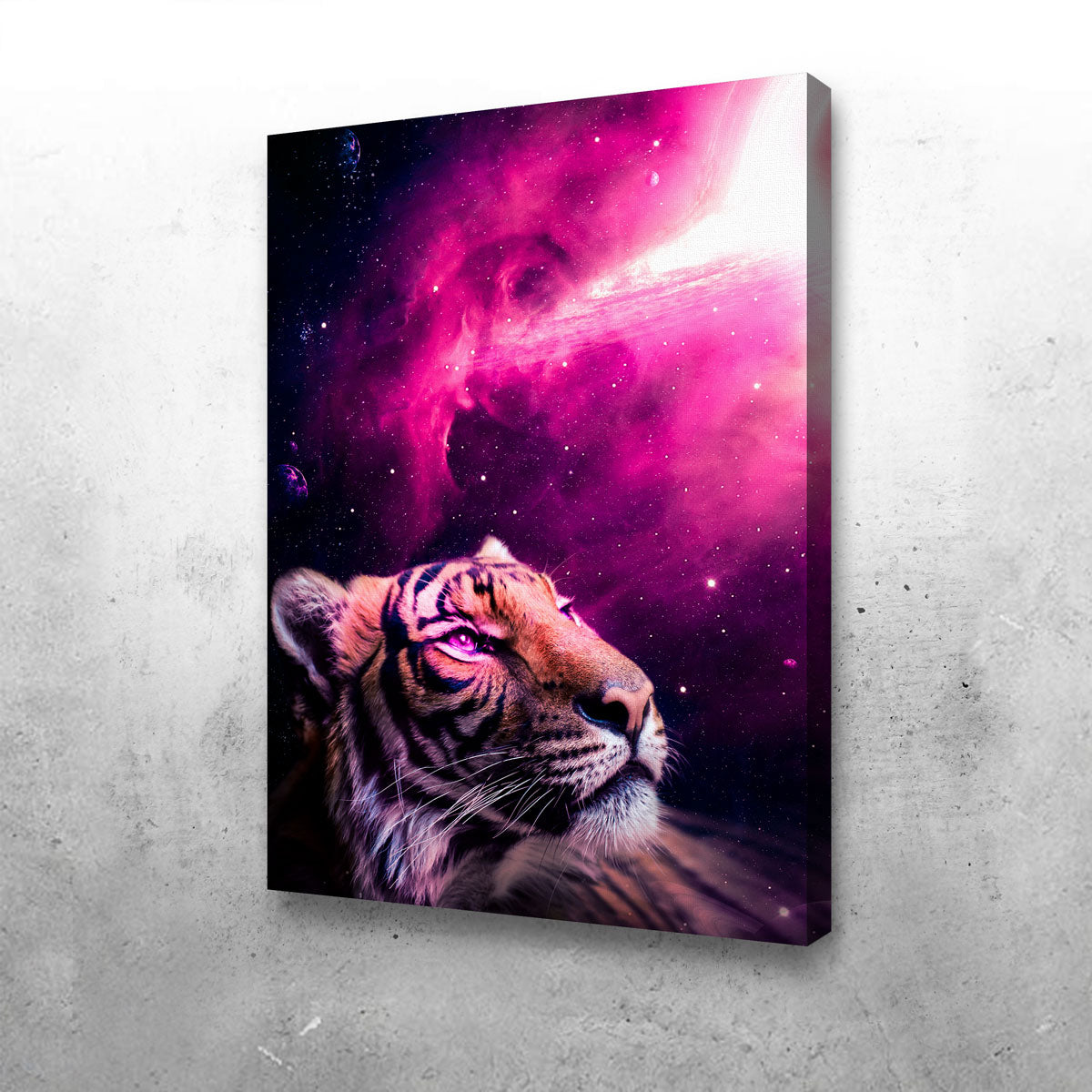 Space Tiger Wall Art