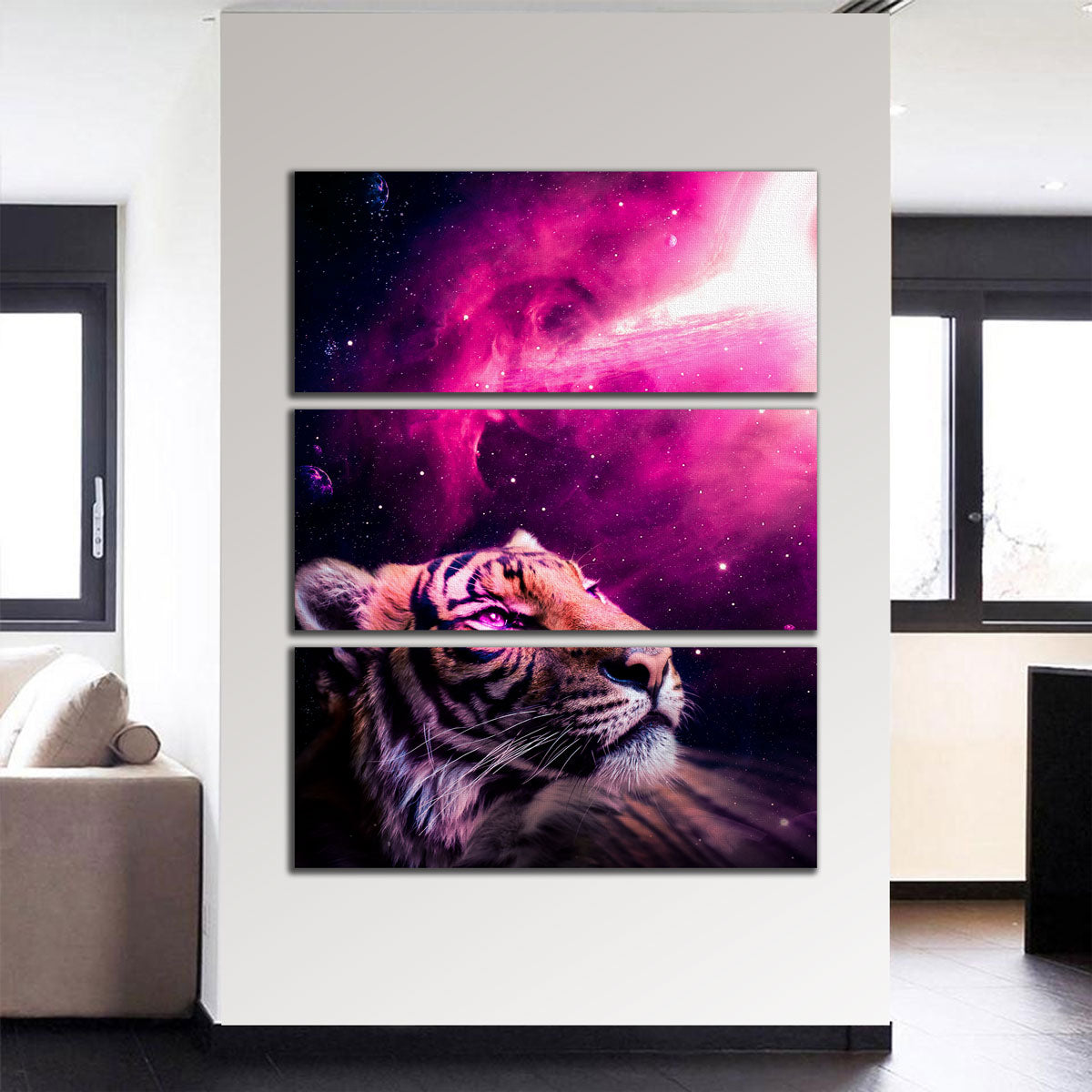 Space Tiger Wall Art