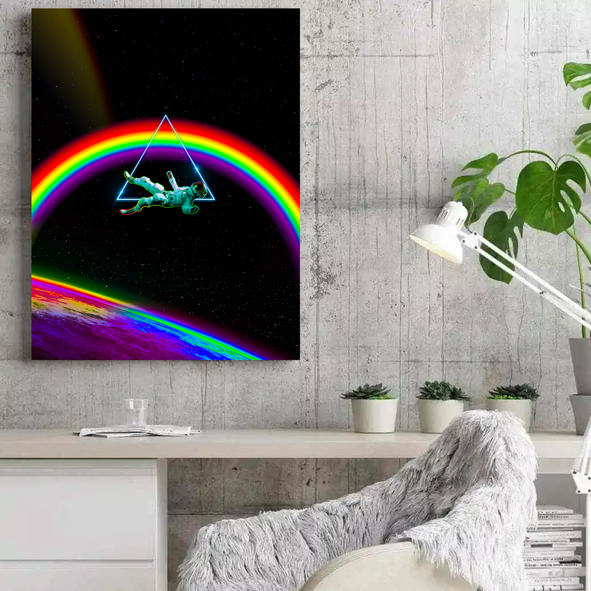 Spacefall Wall Art