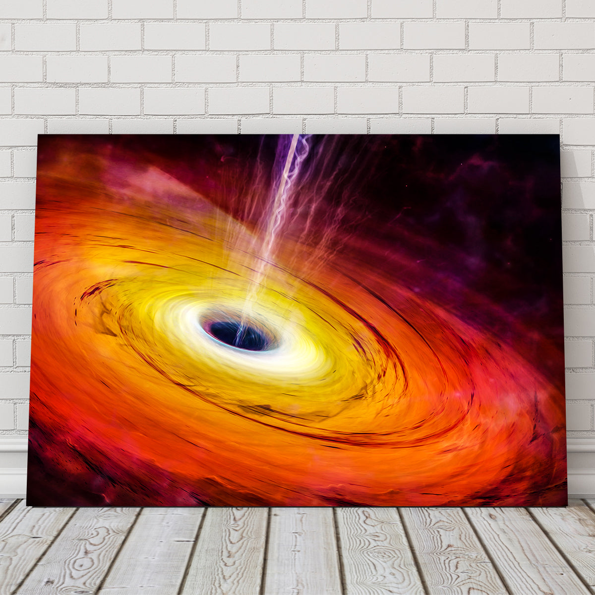 Spacescape Black Hole Wall Art