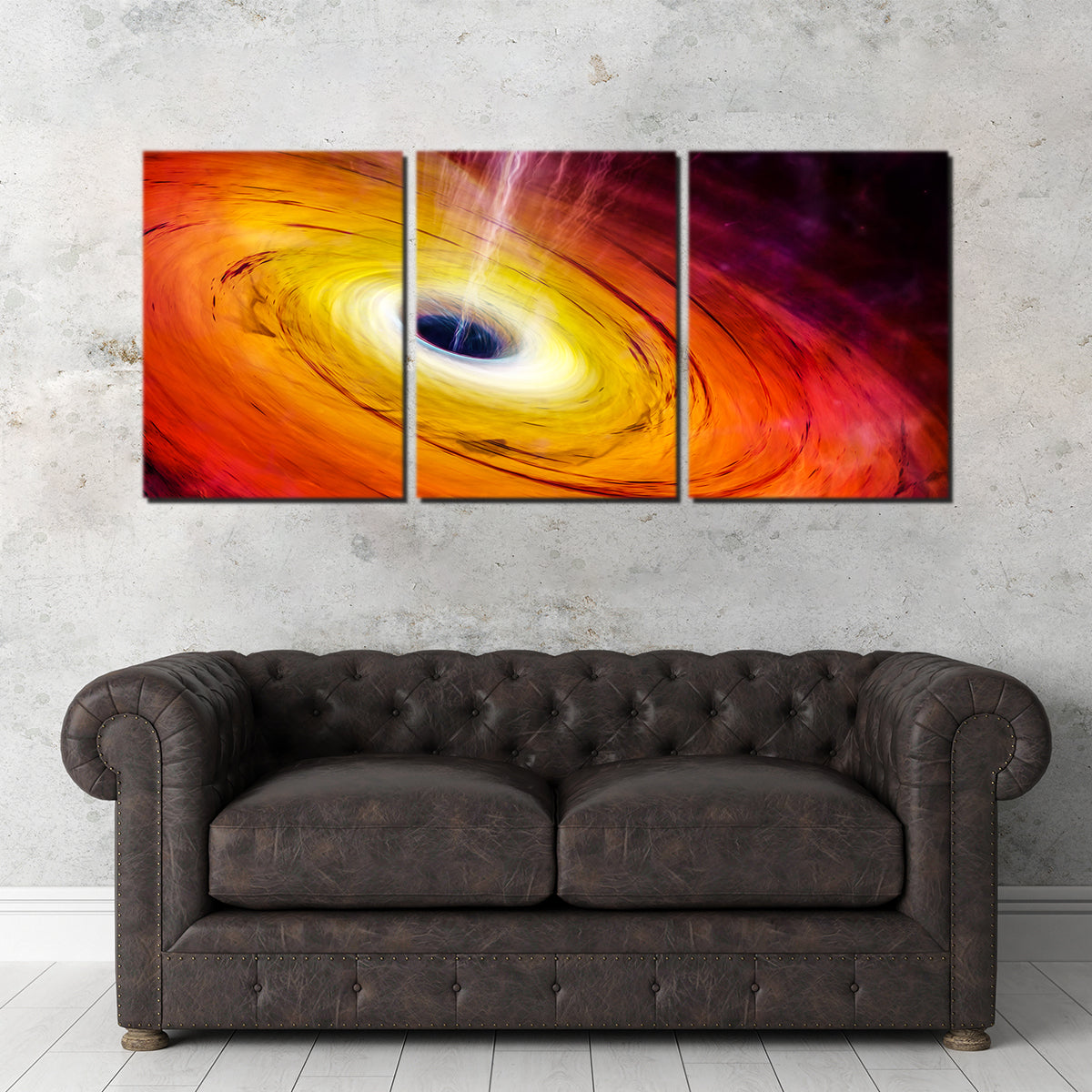 Spacescape Black Hole Wall Art