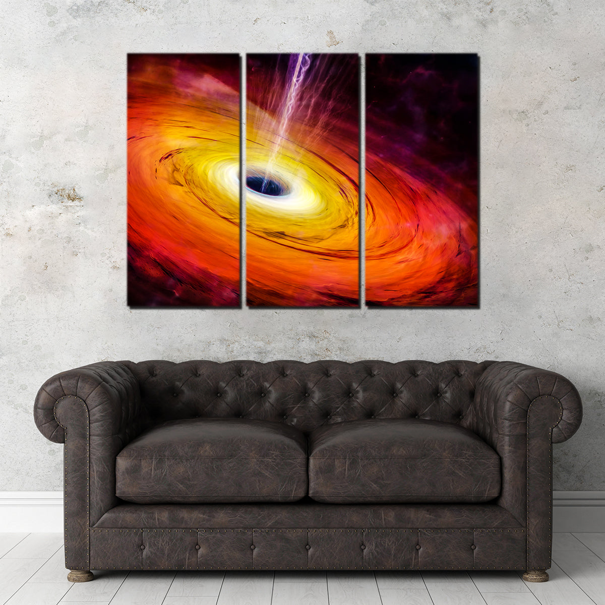 Spacescape Black Hole Wall Art