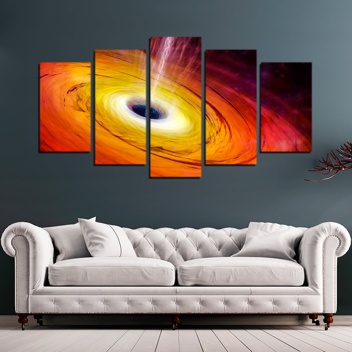 Spacescape Black Hole Wall Art