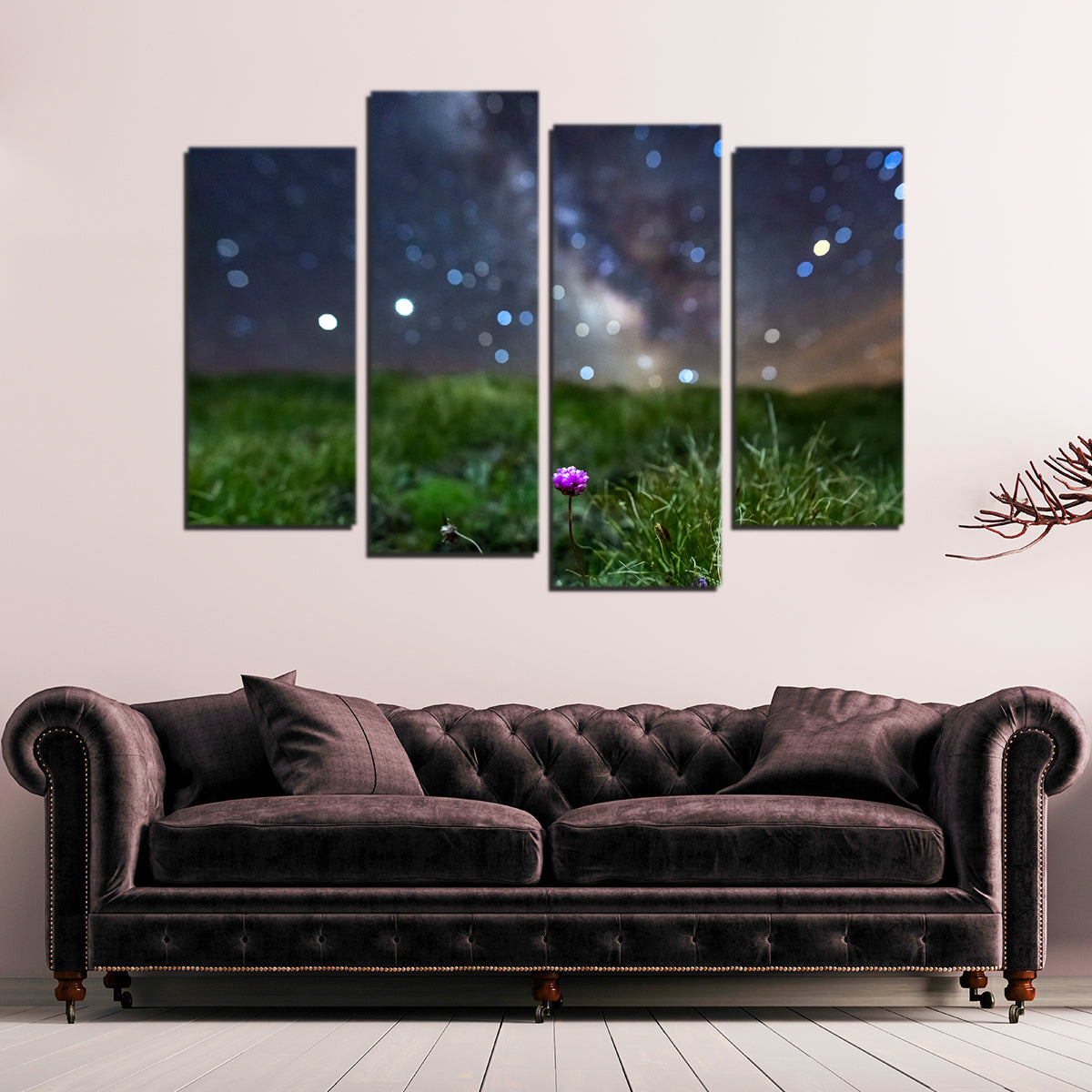Star Studded Armérie Wall Art