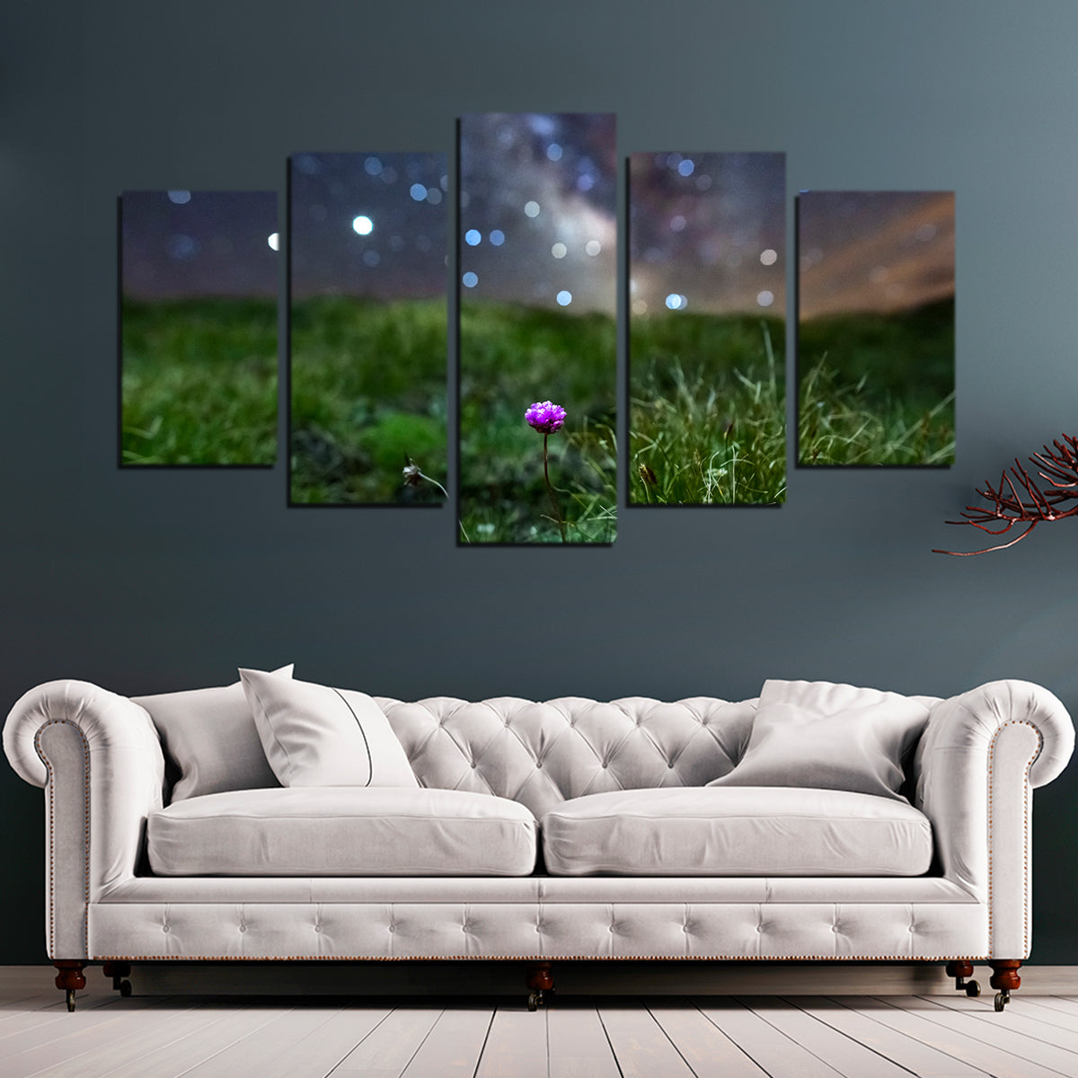 Star Studded Armérie Wall Art