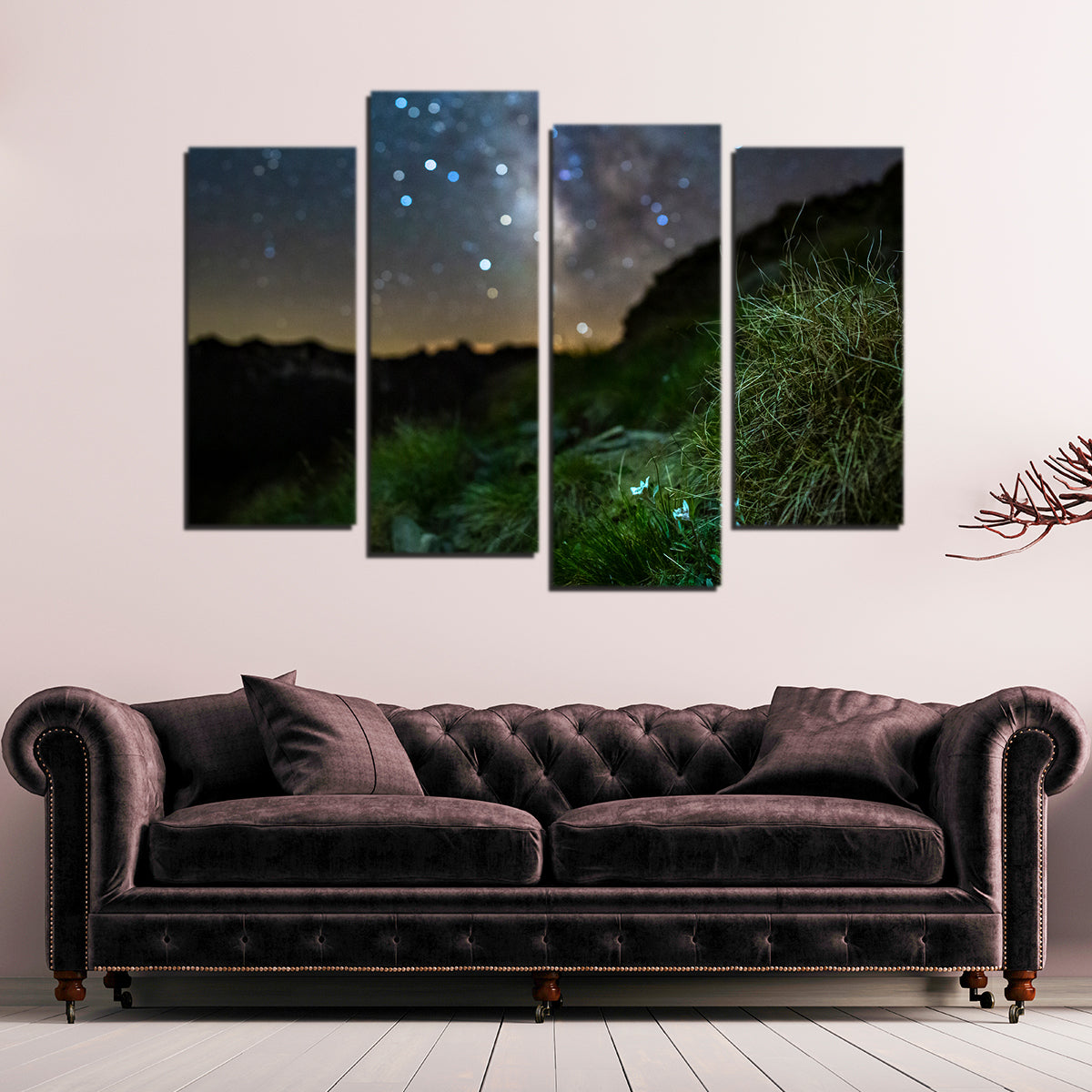 Star Studded Edelweiss Wall Art