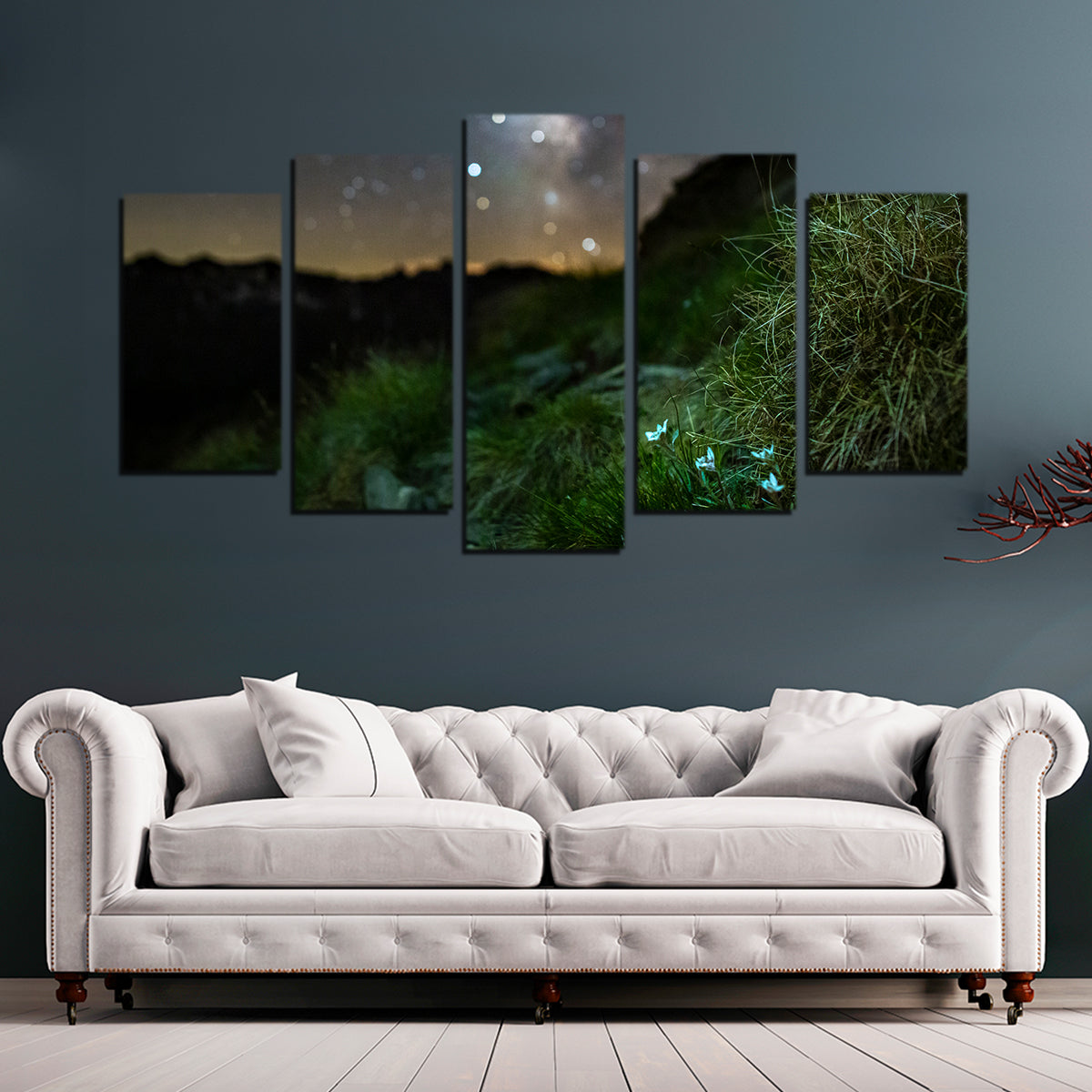 Star Studded Edelweiss Wall Art