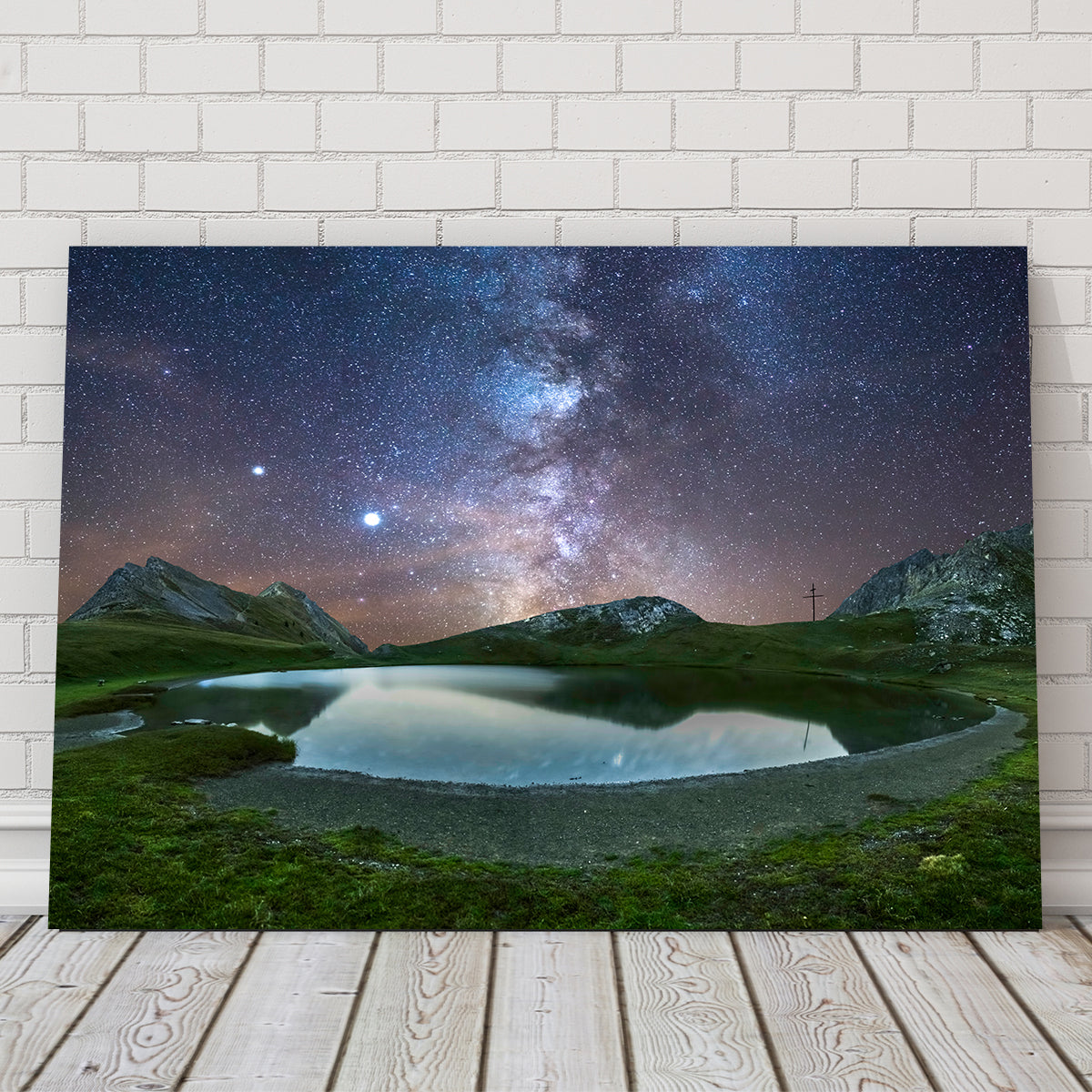 Starry Lake de France Wall Art