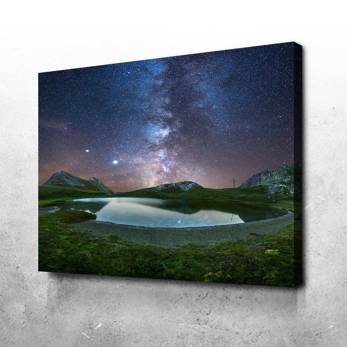 Starry Lake de France Wall Art