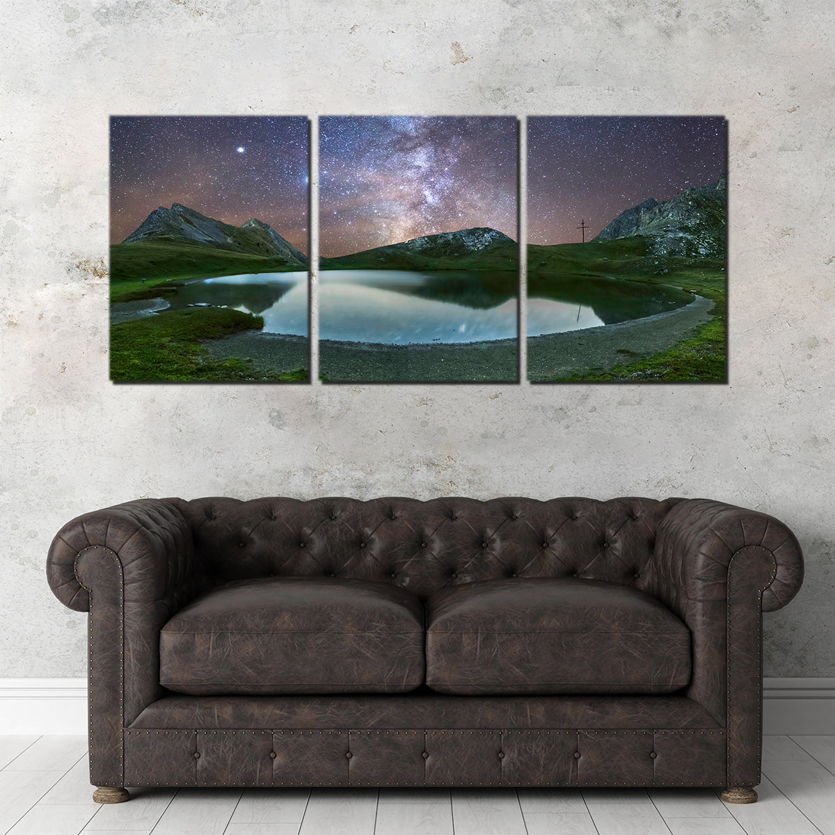 Starry Lake de France Wall Art