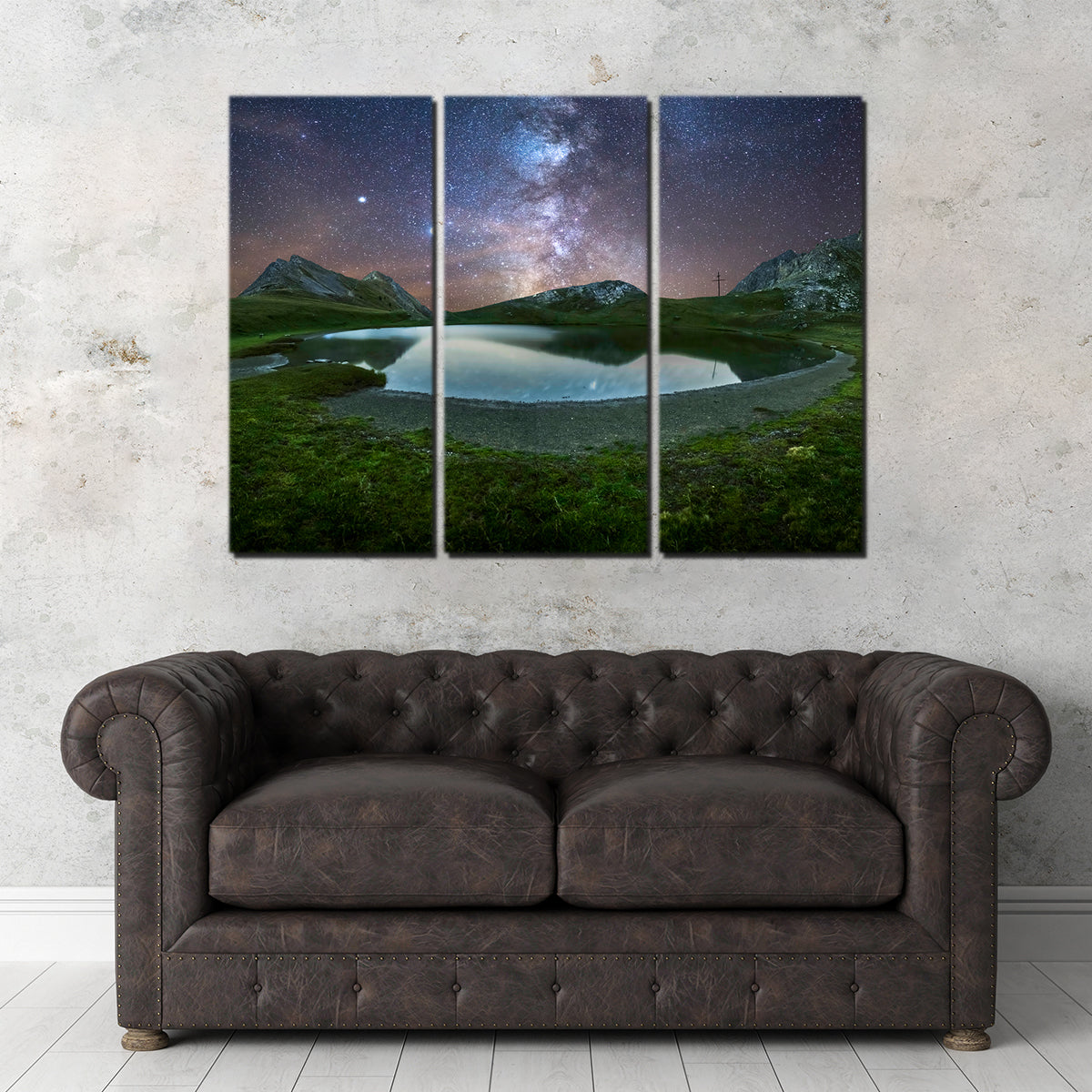 Starry Lake de France Wall Art