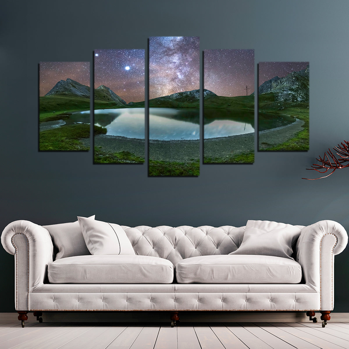 Starry Lake de France Wall Art