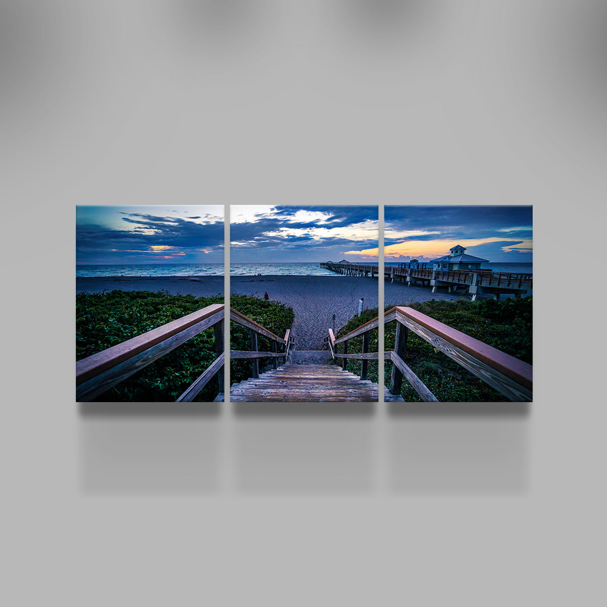 Steps to Juno Beach Pier Wall Art