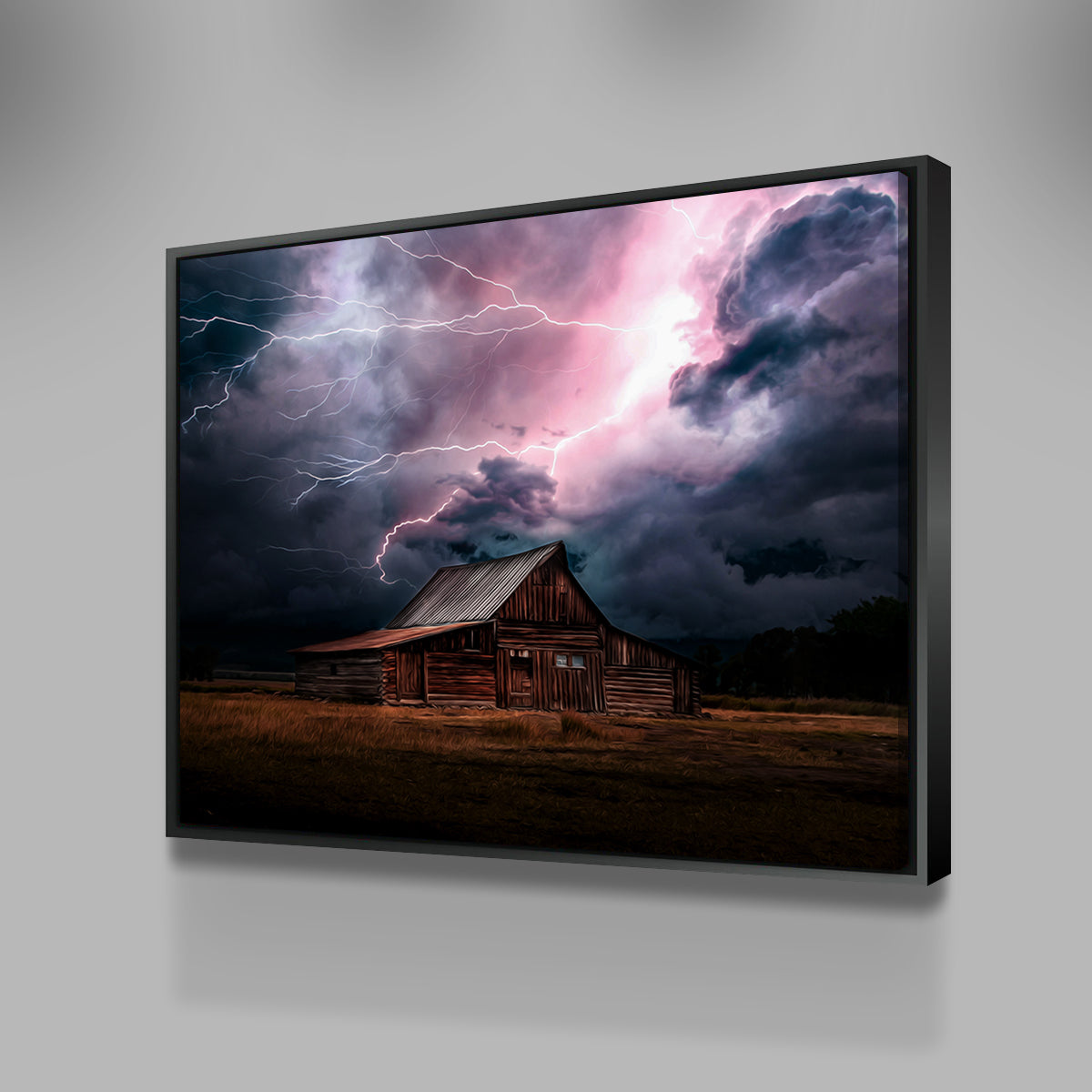 Storm Over the House Wall Art