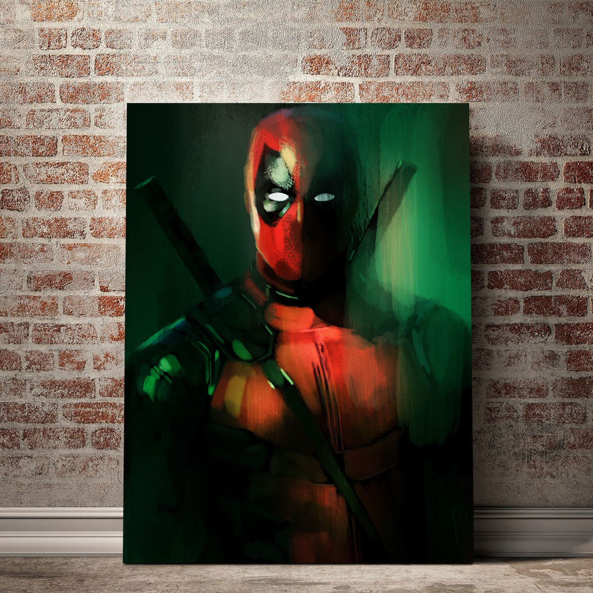 Streaks of Deadpool Wall Art