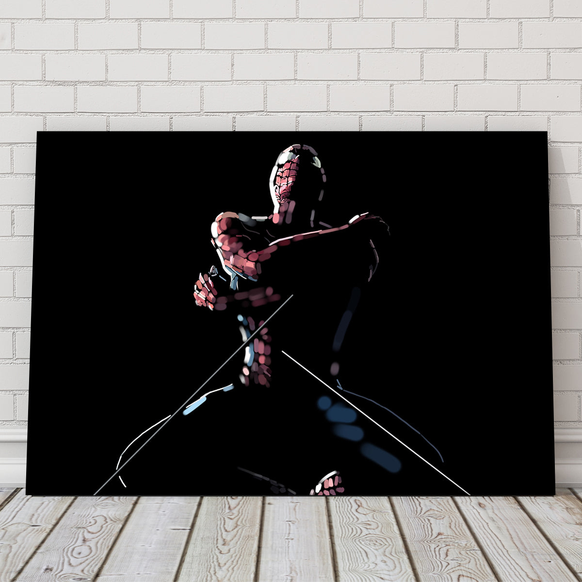 Struggling Spider Wall Art