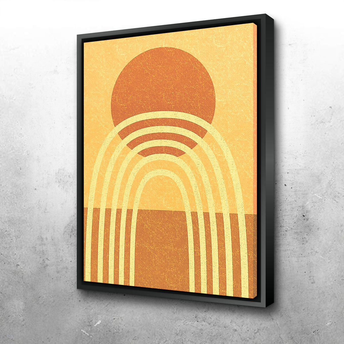 Sun & Rainbow Desert Wall Art