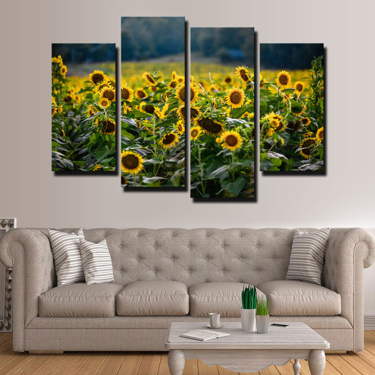 Sunflower Field Wall Art