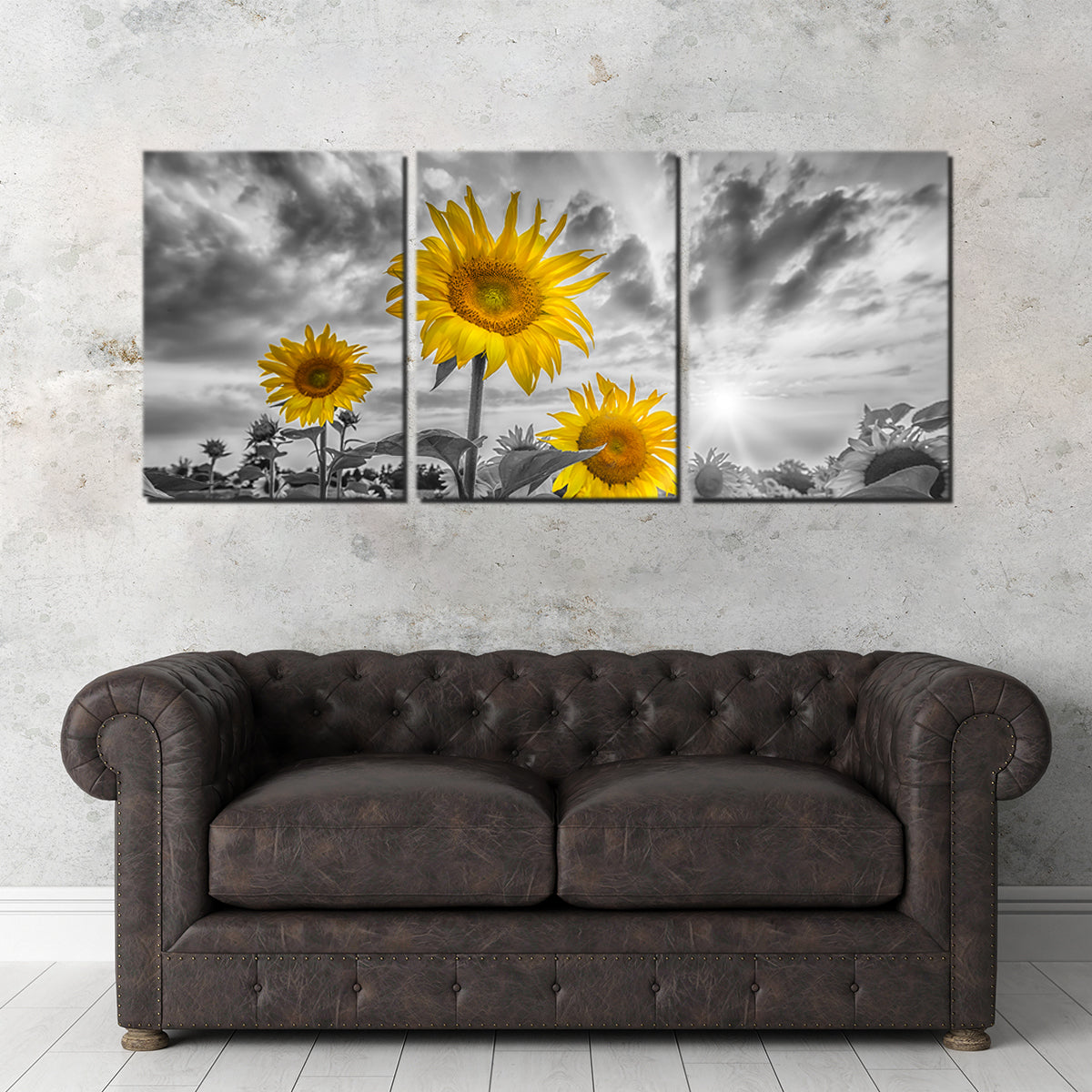 Sunflowers Yellow Color Pop Wall Art