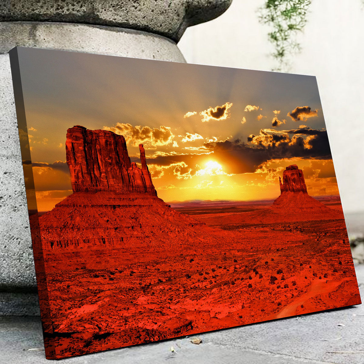 Sunrise Monument Valley Wall Art