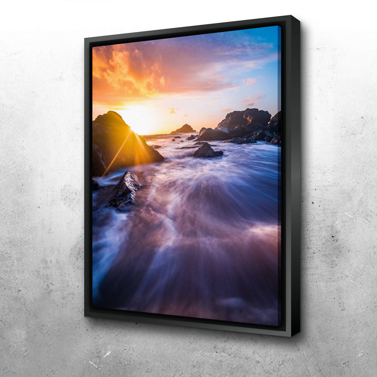 Sunrise Waves Wall Art