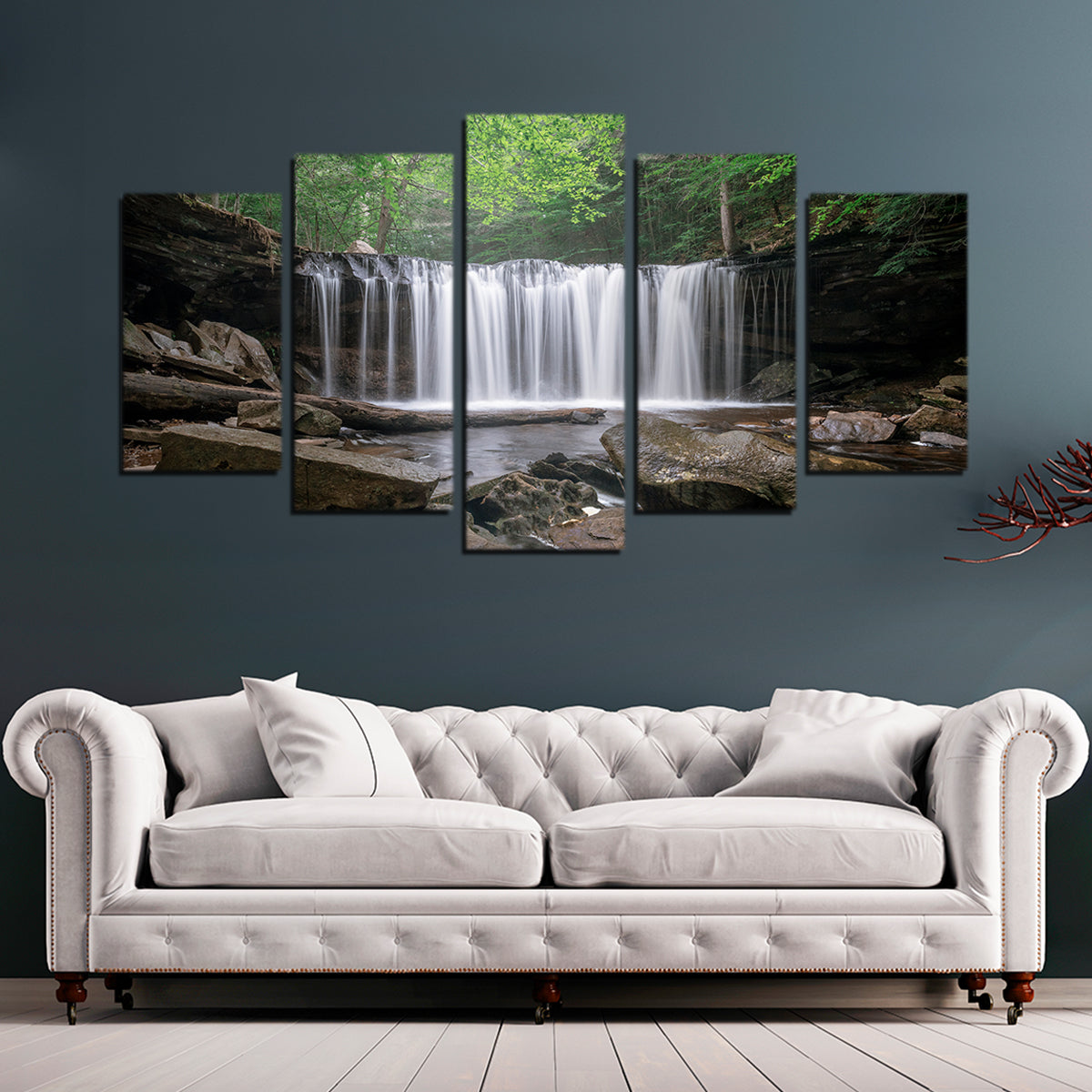 Sunrise At Ricketts Glenn Wall Art