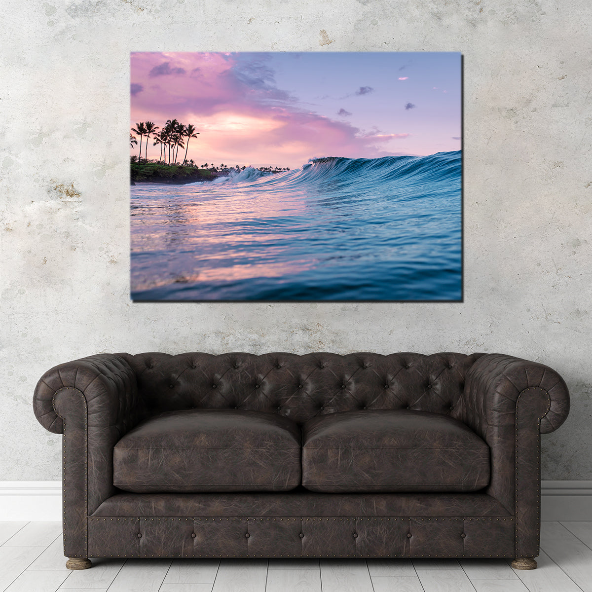 Sunrise Waves Wall Art