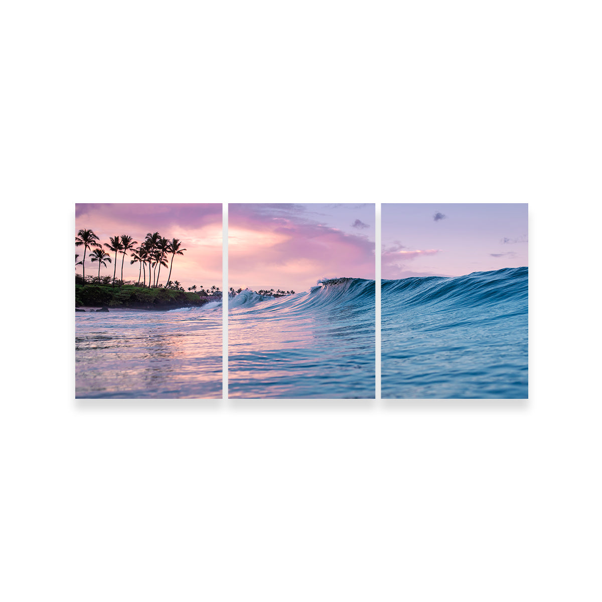 Sunrise Waves Wall Art
