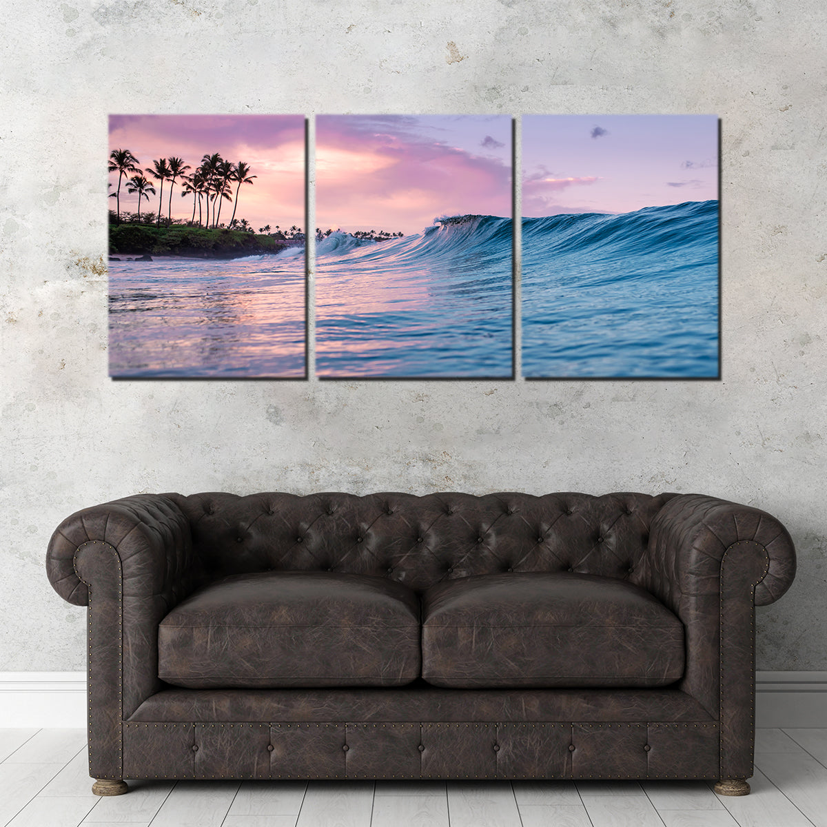 Sunrise Waves Wall Art