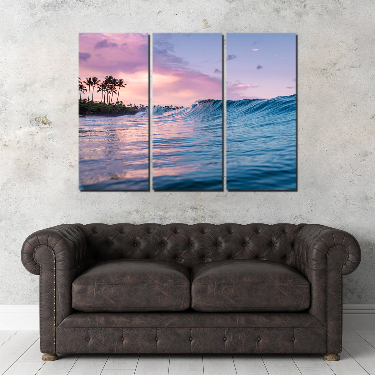 Sunrise Waves Wall Art