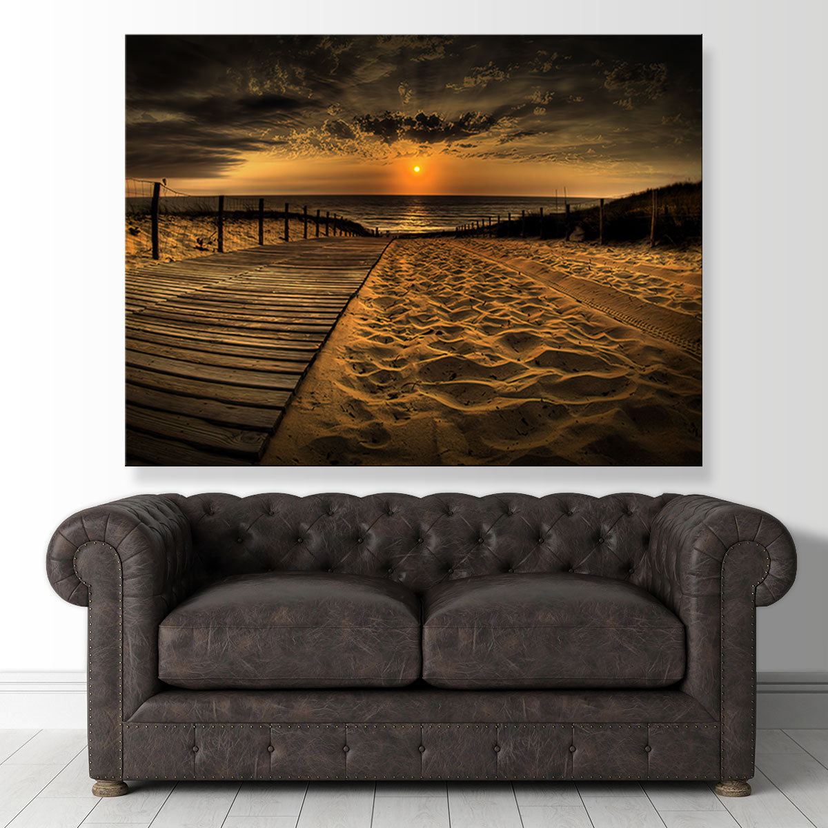 Sunset Beach Canvas Set