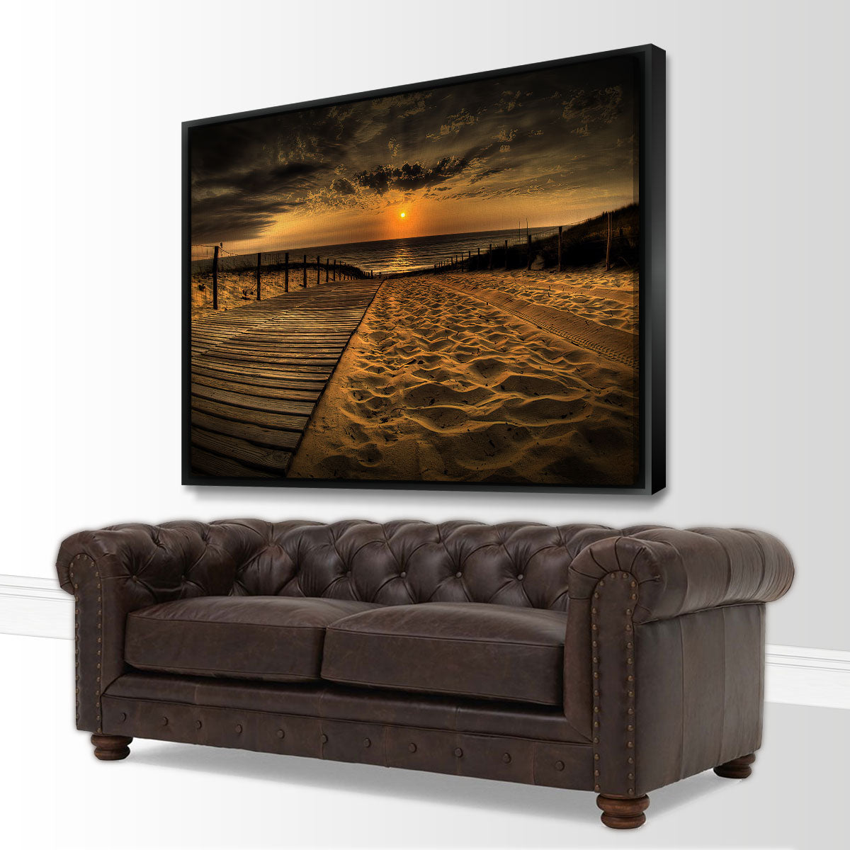 Sunset Beach Canvas Set