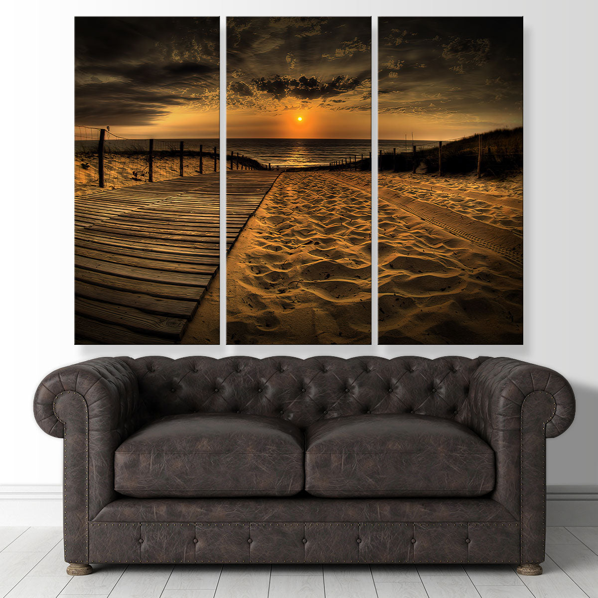 Sunset Beach Canvas Set