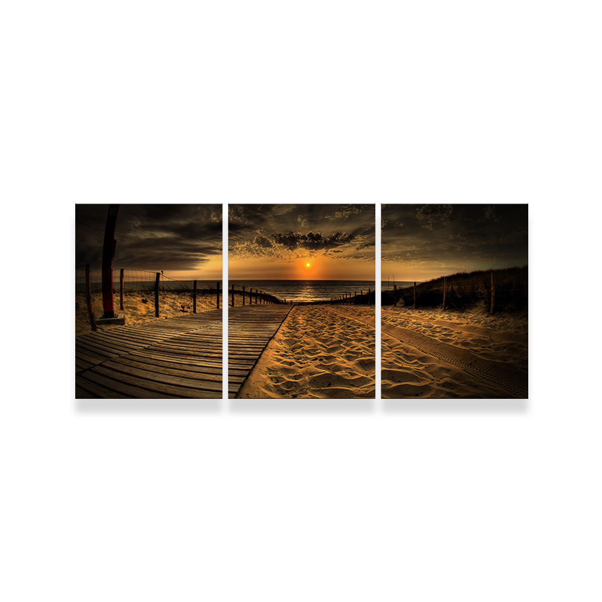 Sunset Beach Canvas Set