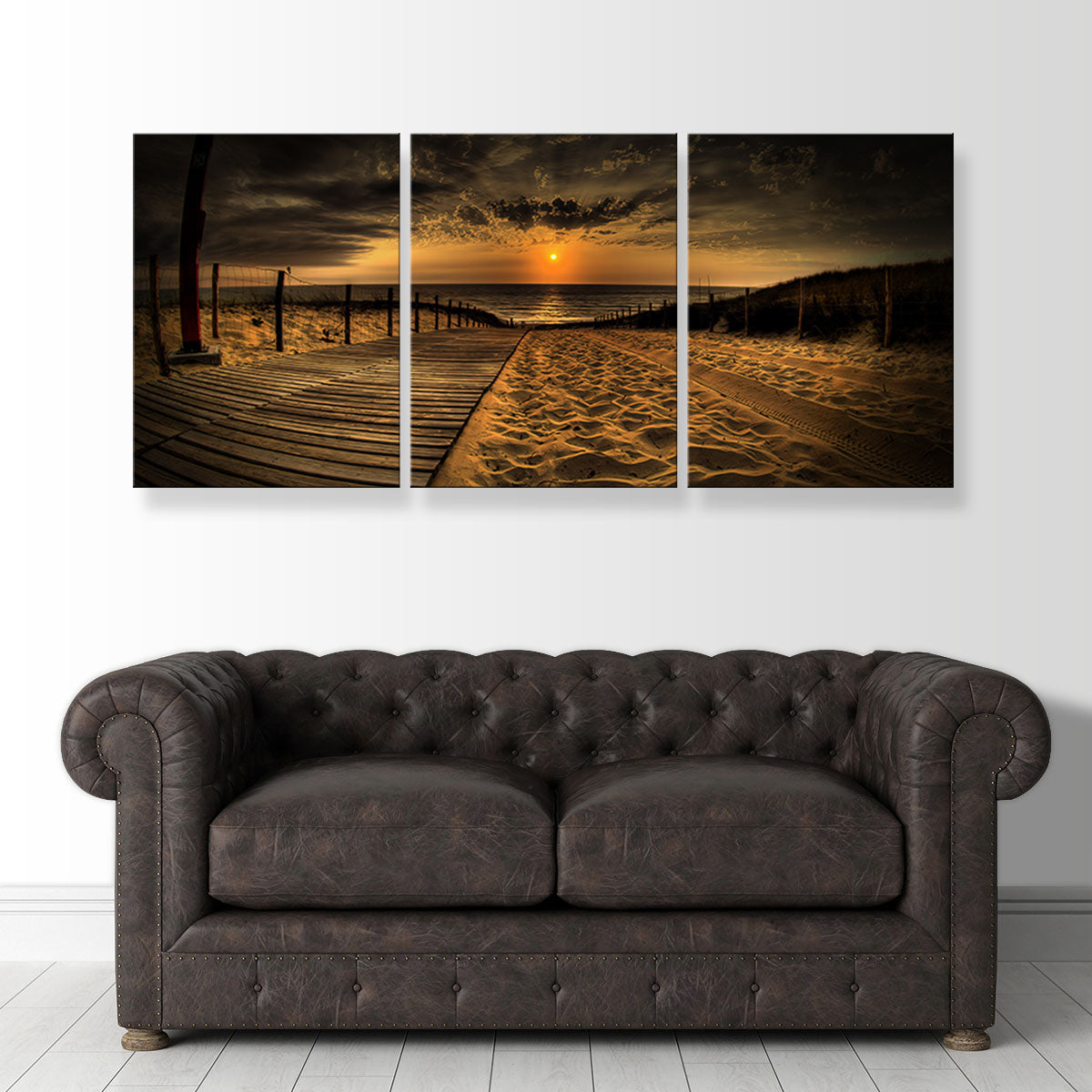 Sunset Beach Canvas Set