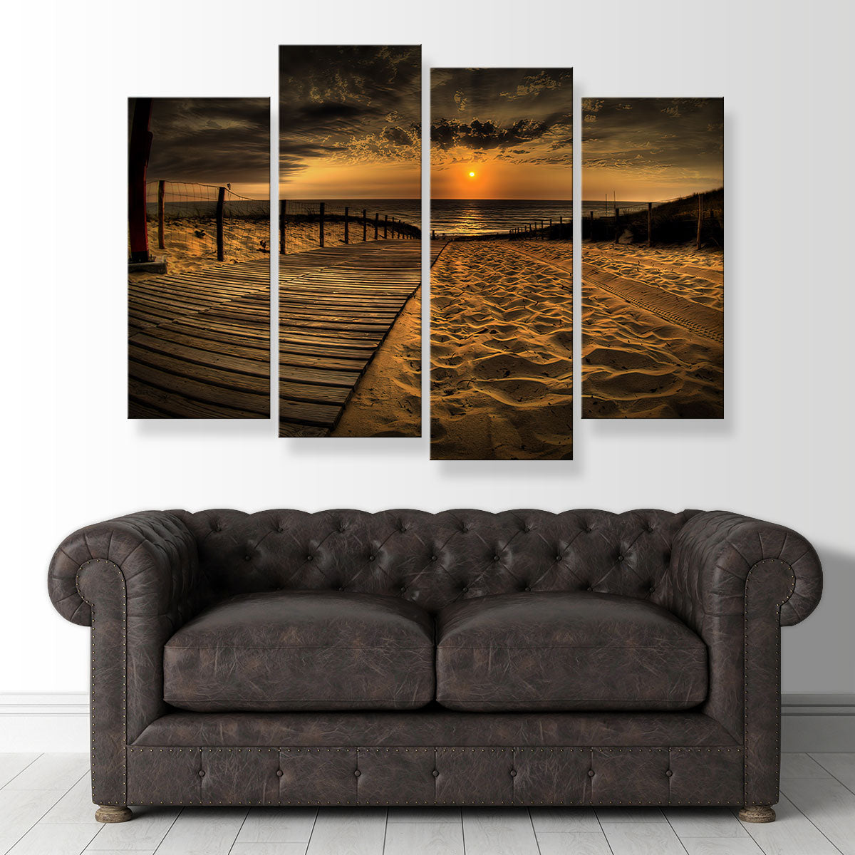 Sunset Beach Canvas Set