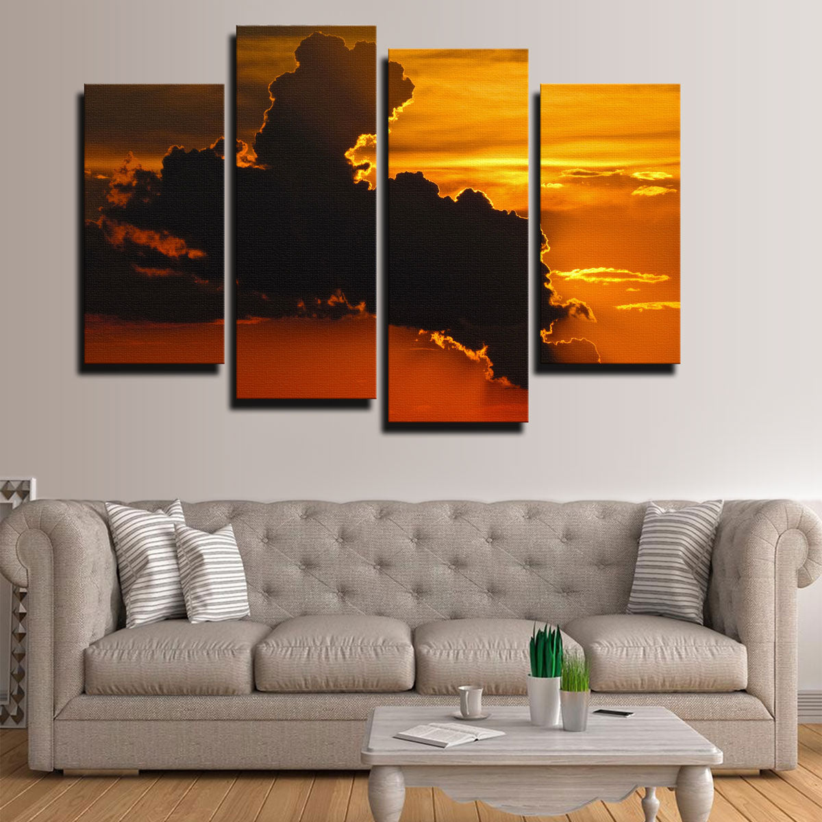 Sunset Clouds Wall Art
