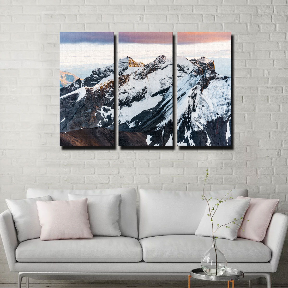 Sunset Peaks Wall Art