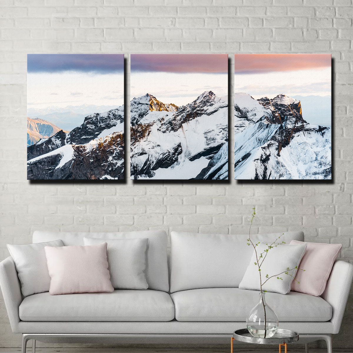 Sunset Peaks Wall Art