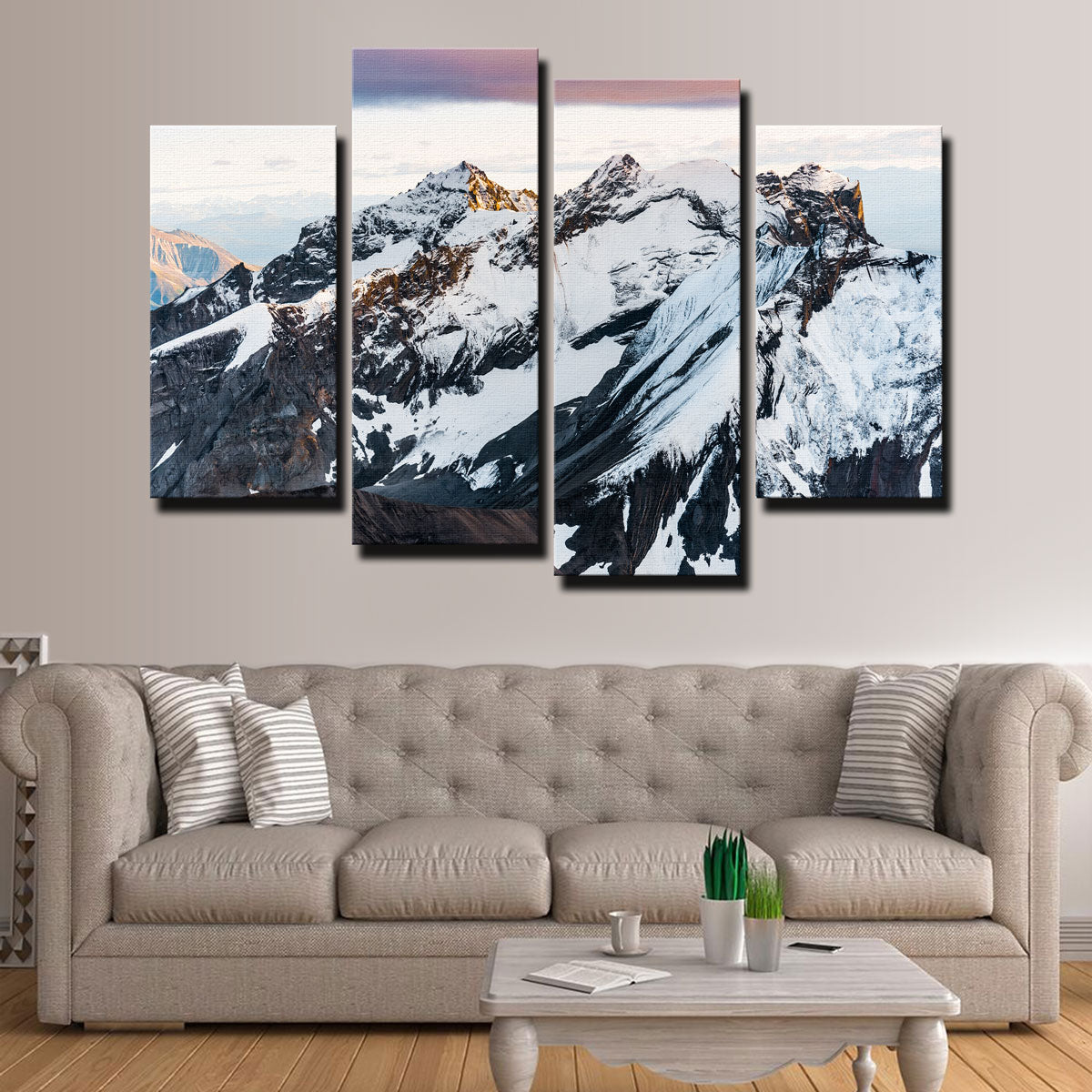 Sunset Peaks Wall Art