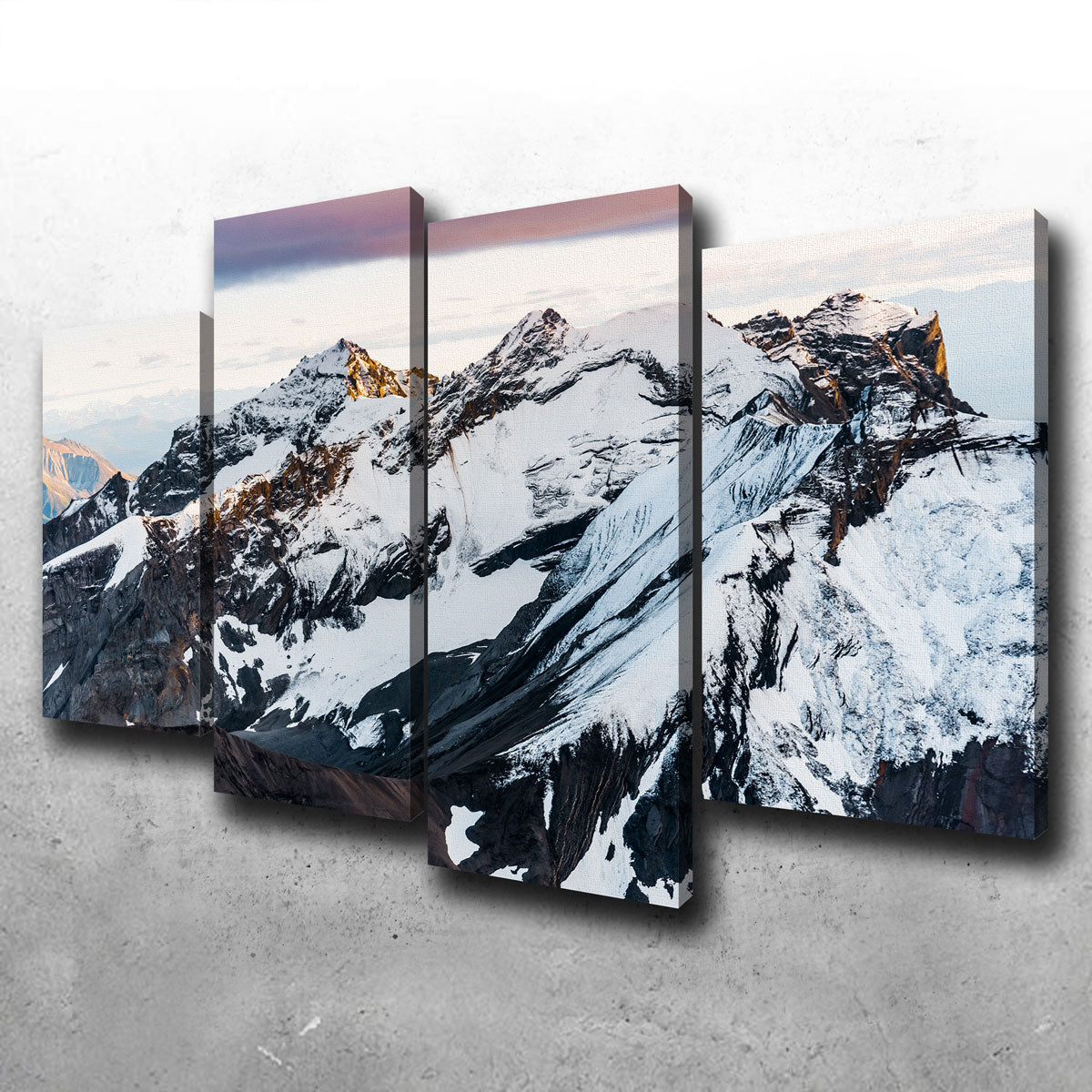 Sunset Peaks Wall Art