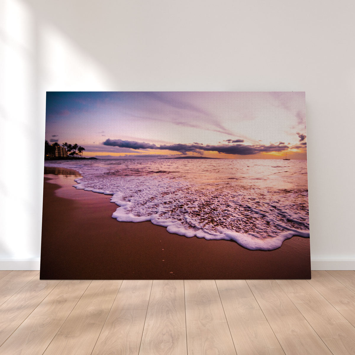 Sunset Waves Wall Art