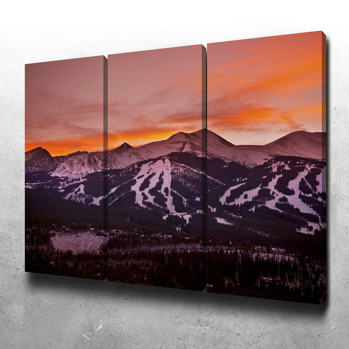 Sunset In Breckenridge Wall Art