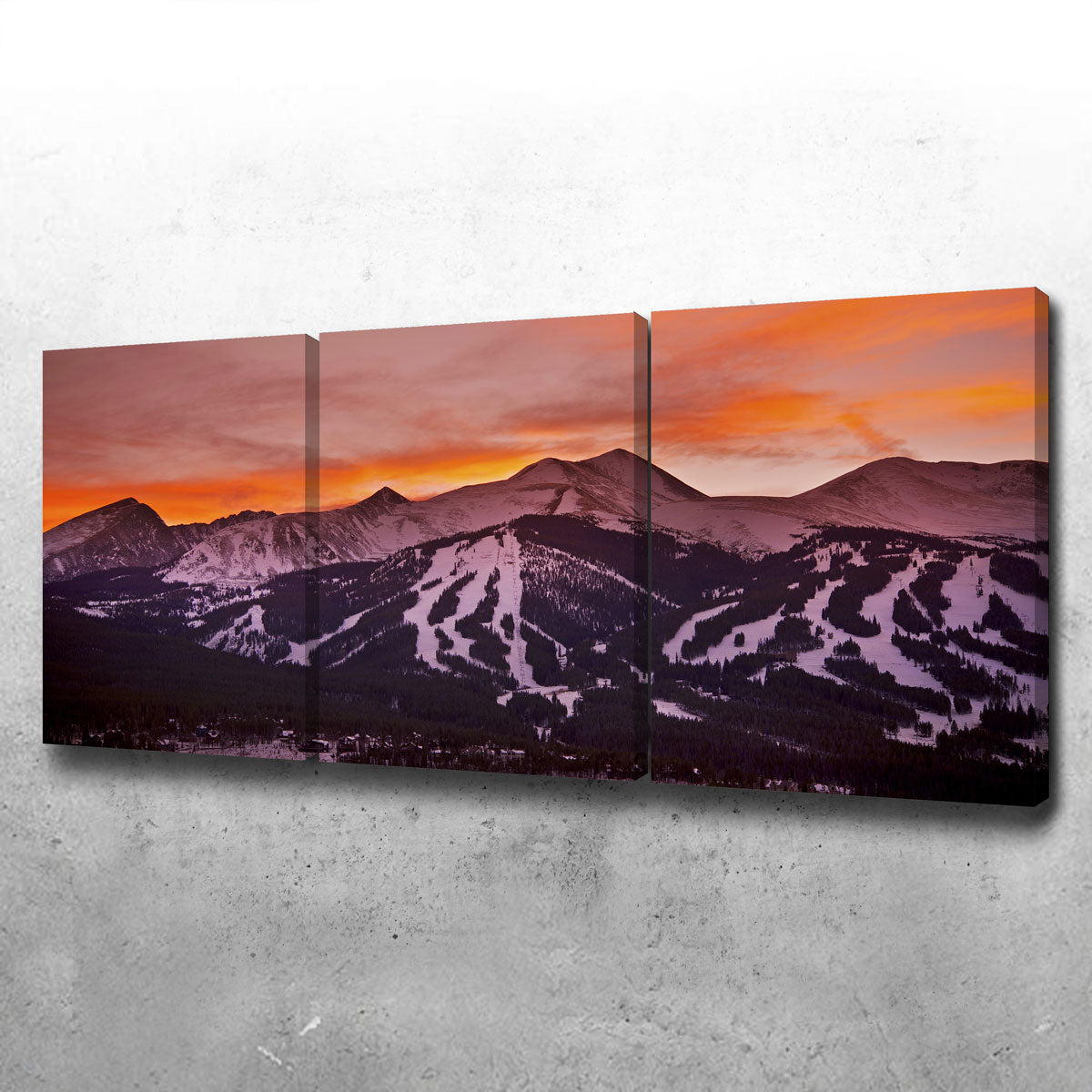 Sunset In Breckenridge Wall Art